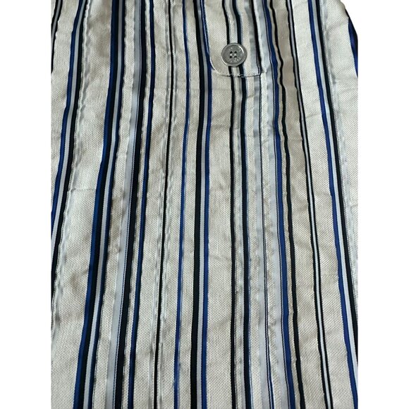 LAFAYETTE 148 Striped Nautical Button Pencil Skirt Size 2 - Picture 5 of 6